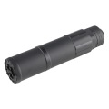 Airsoft Artisan CGS HELIOSタイプ 5.56mmサイレンサー (14mm逆ネジ)（ BK / GRY )