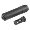 RGW HUXWRX HX-QD 556Kタイプ ダミー サイレンサー ＆ QD556タイプ フラッシュハイダーセット 14mm逆ネジ Black