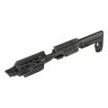 SEAL Airsoft IMI Defense Kidonスタイル モジュラーピストルコンバージョンキット Black (5種類アダプター付属)