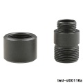SLONG Airsoft 11mm正→14mm逆ネジ 変換アダプター (マズルプロテクター) BK 各種
