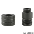 SLONG Airsoft 11mm正→14mm逆ネジ 変換アダプター (マズルプロテクター) BK 各種