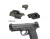 Nebula 東京マルイ M&P9 GBB対応 VTACタイプ カスタムサイトセット BK