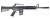 T8/CGS COLT GAU-5/A/A 11.5inchバレル ガスブローバックライフル