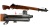 Trench Airsoft マルシン(Marushin) M1 ガーランド用 スティールフロントアウターバレル
