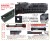 WII TECH Midwest Industries Alpha 6inchタイプ Quad レールハンドガード マルイ AKM GBBシリーズ対応