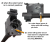 WII TECH RIFLE DYNAMICSタイプ 12.5/14.5inch アウターバレル&フロントサイトセット マルイ AKM GBBシリーズ対応