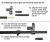 WII TECH RIFLE DYNAMICSタイプ 12.5/14.5inch アウターバレル&フロントサイトセット マルイ AKM GBBシリーズ対応