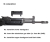 WII TECH RIFLE DYNAMICSタイプ 12.5/14.5inch アウターバレル&フロントサイトセット マルイ AKM GBBシリーズ対応