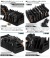 Savior Equipment 8スロット ピストルラック BK