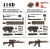 Angry Gun 東京マルイM4MWS用 HK416D コンバージョンキット Black GBB