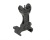 Airsoft Artisan Railscales Leaf-PEQスタイル フィクスドフロントサイト　BK/DE