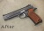 PANDORA ARMS ウッドグリップ ブラウン マルシン(Marushin) SIG P210-6用  (AWG-1466)