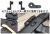 BBT HB Industriesタイプ アルミセフティ/セレクター BK KRYTAC Kriss Vector AEG/GBB対応