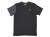 B&T TEXTIL Tシャツ/Straight Cut 01/メタルキーリング付き (Black/Grey)