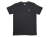 B&T TEXTIL Tシャツ/Straight Cut 02/メタルキーリング付き (Black)