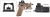 C&C Tac SPRINGER PRECISION Front Co-Witness Opticsスタイル Trijicon RMRドットサイトマウントベース (SIG M17/M18 GBB対応)