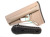 WaterLoo マグプルタイプ ACSストック (0.7inラバーパッド付き) BK/FDE