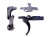 Z-Parts KJW M4対応 スチールトリガー3点セット(KJW-M4-001)