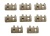 【デッドストック品】MAGPUL-PTS XTM レイルパネルセット 8pcs DE