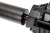 【オリジナル】 超軽量 リアルカーボンサイレンサー VFC/KWA/KSC MP7用（12mm-逆14mm） ヒートブルー仕様アダプタ付