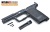 GUARDER 東京マルイ USP9 GBB対応 リアル刻印フレーム BK (USP-04)