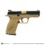 WE M&P FORCE T3-A カスタム GBB （BKスライド/GDバレル/TANフレーム）