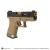 WE G19 T6カスタム GBB （BKスライド/GDバレル/TANフレーム）