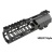Airsoft Artisan SLR Rifleworks HELIXスタイル 6.7inch M-LOKハンドガード Black (STD M4 AEG/GBB対応)