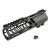 Airsoft Artisan SLR Rifleworks HELIXスタイル 6.7inch M-LOKハンドガード Black (STD M4 AEG/GBB対応)