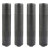 Airsoft Artisan AAC M4-2000タイプサイレンサー/51Tハイダーセット BK