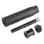 Airsoft Artisan CGS HELIOSタイプ 5.56mmサイレンサー (14mm逆ネジ)（ BK / GRY )