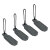 WoSporT エラスティックIDタグ 4pcs 各色