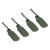WoSporT エラスティックIDタグ 4pcs 各色