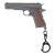 WoSporT 1911キーチェーン 1/4スケール BK/GY