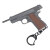 WoSporT 1911キーチェーン 1/4スケール BK/GY