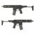 EMG/DE Airsoft NOVESKE N4 GHETTO BLASTER 7.94inch ガスブローバックライフル Black (OfficialLicense)