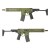 EMG/DE Airsoft NOVESKE N4 GHETTO BLASTER 10.5inch ガスブローバックライフル Bazooka Green (OfficialLicense)