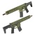 EMG/DE Airsoft NOVESKE N4 GHETTO BLASTER 10.5inch ガスブローバックライフル Black (OfficialLicense)