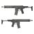 EMG/DE Airsoft NOVESKE N4 GHETTO BLASTER 10.5inch ガスブローバックライフル Sniper Grey (OfficialLicense