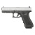 【JPバージョン】UMAREX/GHK G17/Glock17 グロック17 Gen3 (Crushed Silver/CERAKOTEカスタム/OfficialLicense)