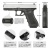 【JPバージョン】UMAREX/GHK G17/Glock17 グロック17 Gen3 (Crushed Silver/CERAKOTEカスタム/OfficialLicense)