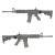 Airsoft Monster Law Tacticalタイプ フォールディングストックアダプター (東京マルイ M4 MWS対応)