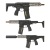 Salvo Precision Q Honey Badger SBR Style 7inch Replica GBBR Black (JP Ver./RealMarking)