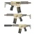 Salvo Precision Q Honey Badger SBR Style 7inch Replica GBBR FDE (JP Ver./RealMarking)