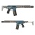 Salvo Precision Q Honey Badger SD Style 7inch Replica Toy GBBR Blue ガスブローバックライフル (JP Ver./RealMarking)