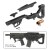 SRU PRECISION SARB-15/AR-15 ブルパップシャーシキット Black GBB用 AIRSOFT Ver.