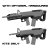SRU PRECISION SARB-15/AR-15 ブルパップシャーシキット Black GBB用 AIRSOFT Ver.