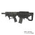 SRU PRECISION SARB-15/AR15 ブルパップシャーシキット Black GBB用 RealSteel Ver.