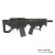 SRU PRECISION SARB-15/AR15 ブルパップシャーシキット Black GBB用 RealSteel Ver.