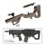 SRU PRECISION SARB-15/AR15 ブルパップシャーシキット Tan GBB用 RealSteel Ver.